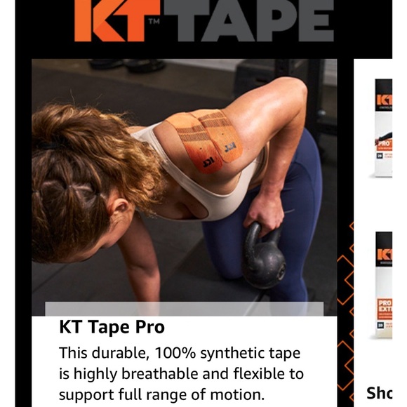 2PACK- KT Tape PRo Precut in Jet Black - Picture 12 of 12